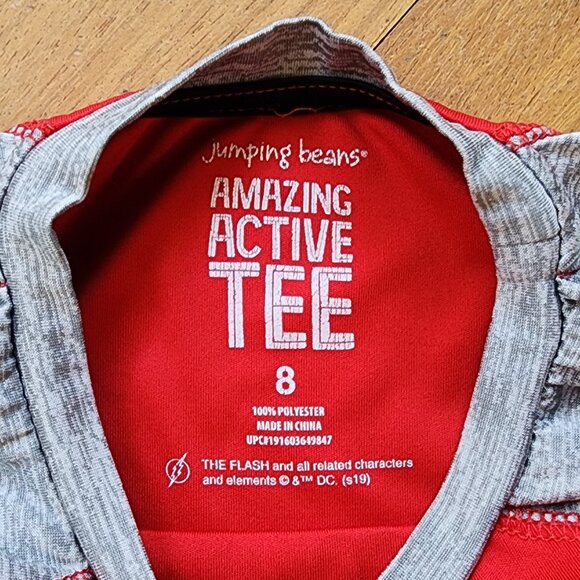 Jumping Beans Flash "Always In The Fast Lane" Amazing Active Tee Size 8 - Picture 4 of 7